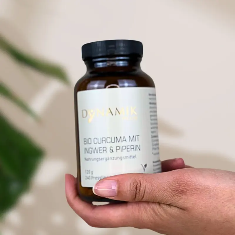 Bio Curcuma mit Ingwer und Piperin
