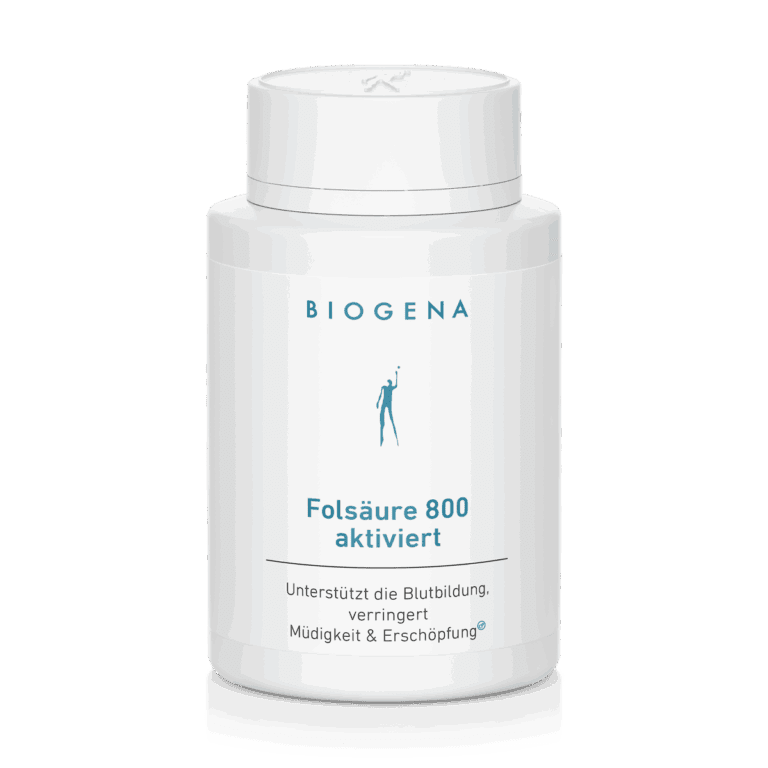 Folsäure 800 aktiviert – 120 Kapseln (22 g)