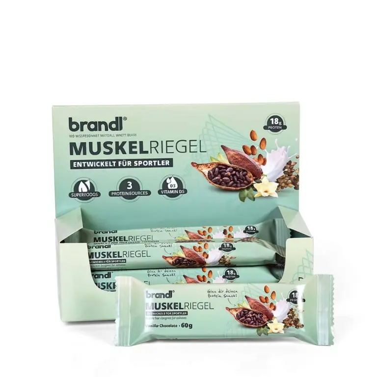 Muskelriegel – Vanille-Schoko / 12 Riegel