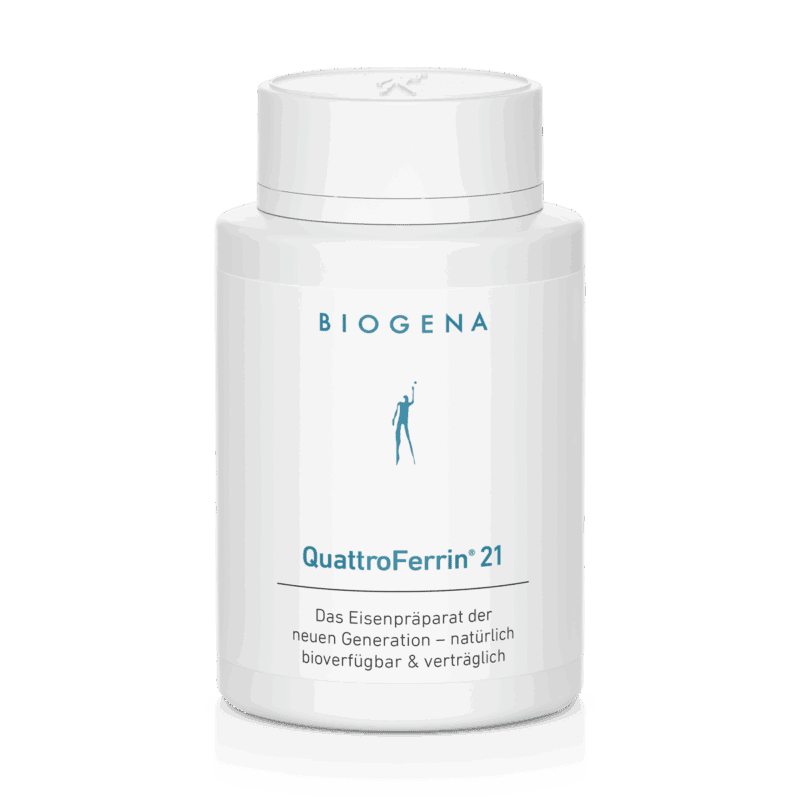 QuattroFerrin® 21 Eisen-Komplex – 180 Kapseln (124 g)