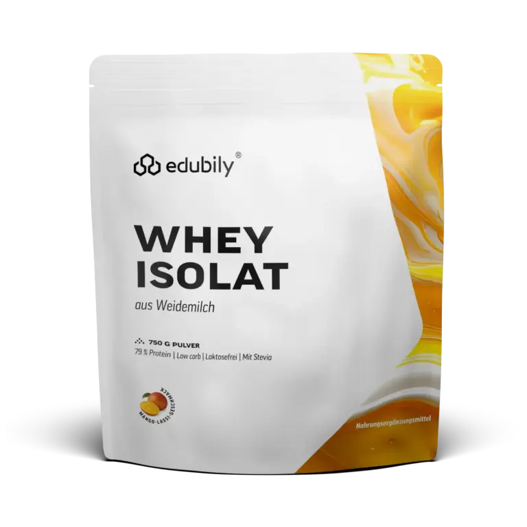 Whey-Isolat Pulver aus Weidemilch – Mango-Lassi / 750g
