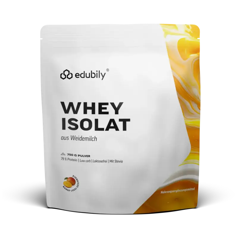 Whey-Isolat Pulver aus Weidemilch – Mango-Lassi / 750g