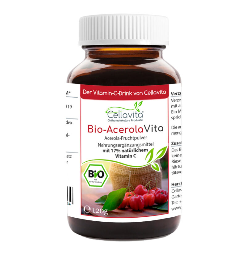Bio Acerola Vita (Der Vitamin-C-Drink) Pulver – 120g