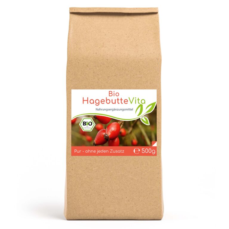 Bio Hagebutte Vita Pulver – 500g