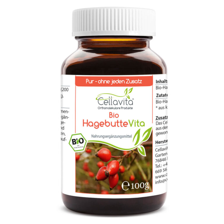 Bio Hagebutte Vita Pulver – 100g