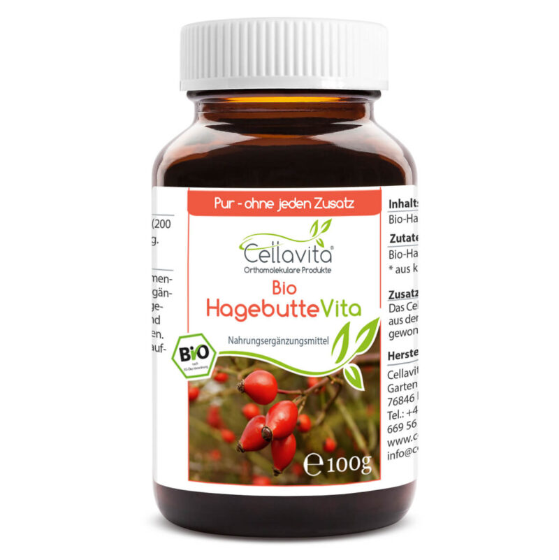 Bio Hagebutte Vita Pulver – 100g