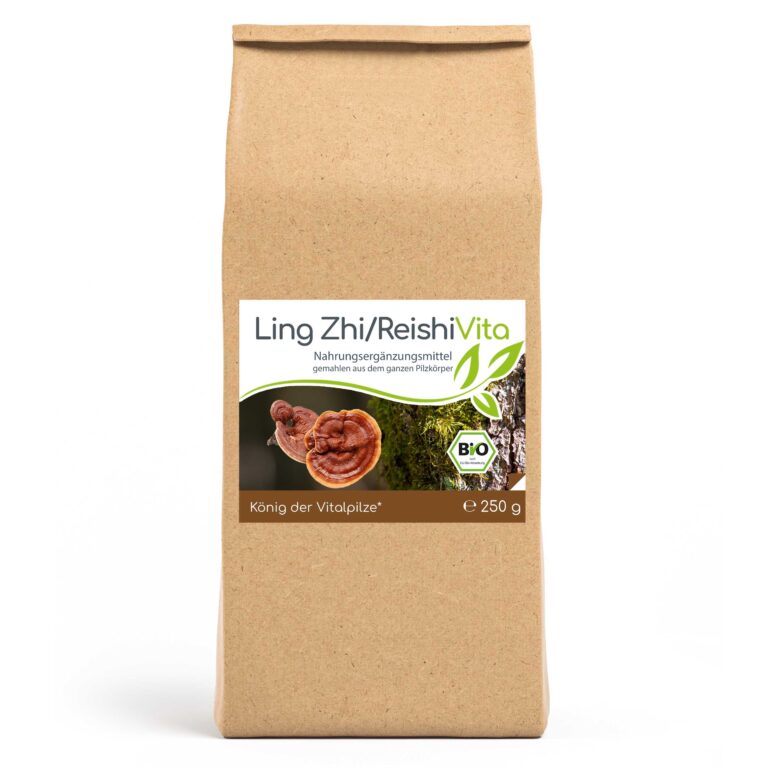 Bio-Ling Zhi / Reishi Vita „Glänzender Lackporling“ Pulver – 250g