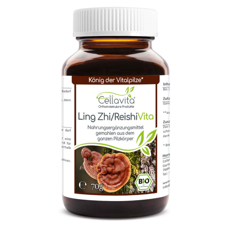 Bio-Ling Zhi / Reishi Vita „Glänzender Lackporling“ Pulver – 70g