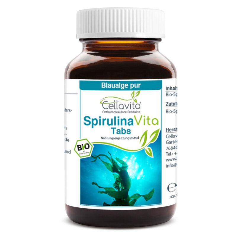 Bio Spirulina Vita Tabs à 400mg – 100g