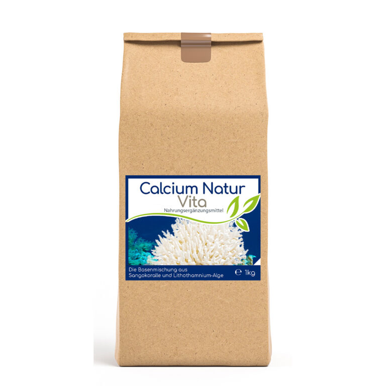 Calcium Natur Vita – Monatsvorrat – Pulver – 1kg