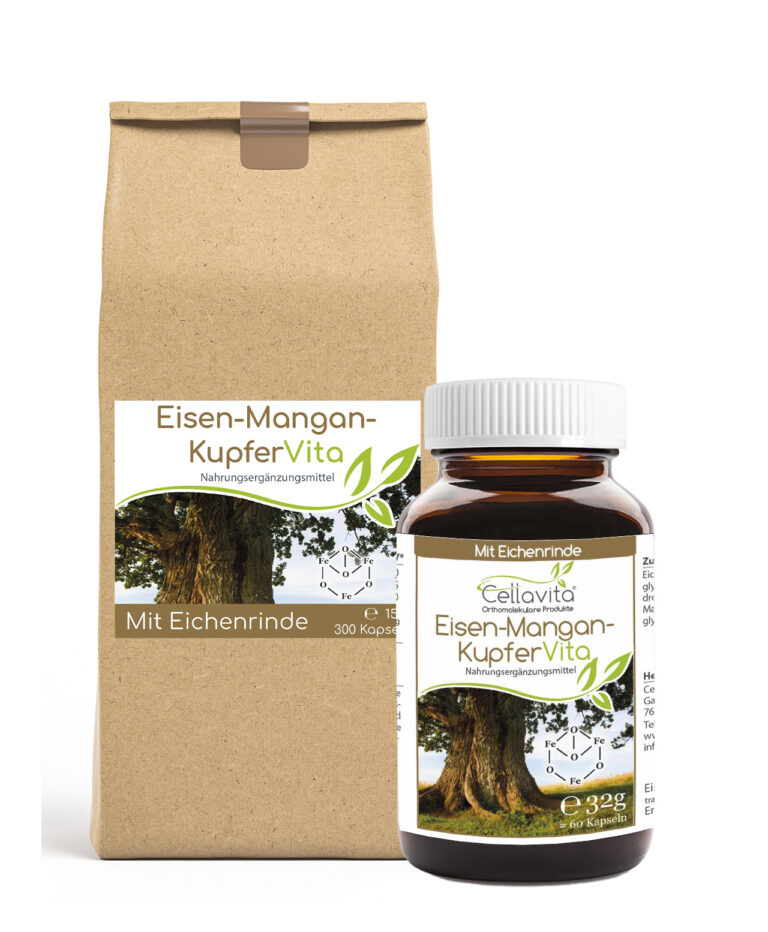 Eisen-Mangan-Kupfer Vita Kapseln – 60 Kapseln