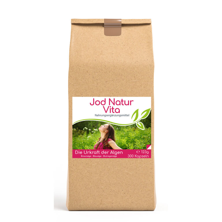 Jod Natur (Astaxanthin) Vita Kapseln – 300 Kapseln