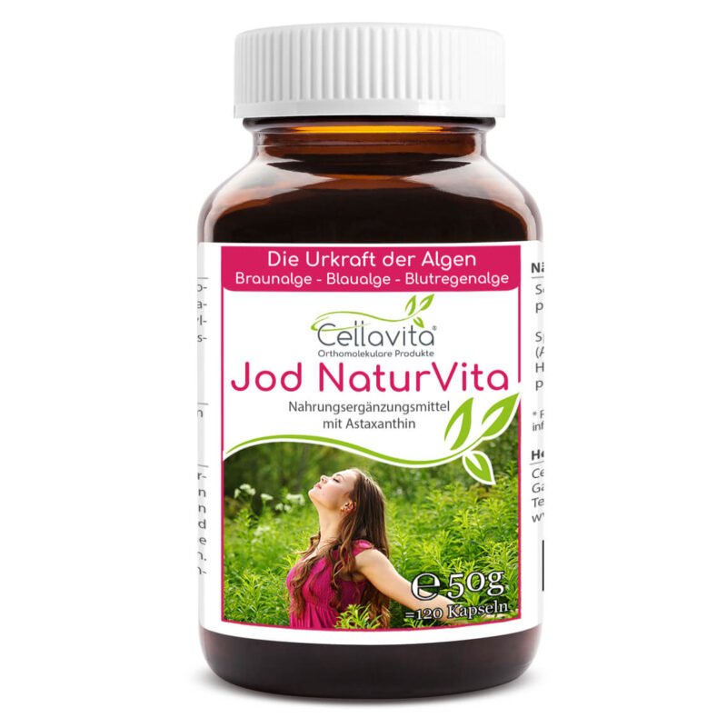Jod Natur (Astaxanthin) Vita Kapseln – 120 Kapseln