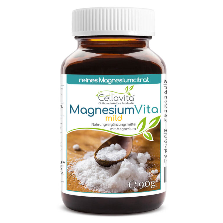 Magnesiumcitrat Vita ‚mild‘ Pulver – 90g