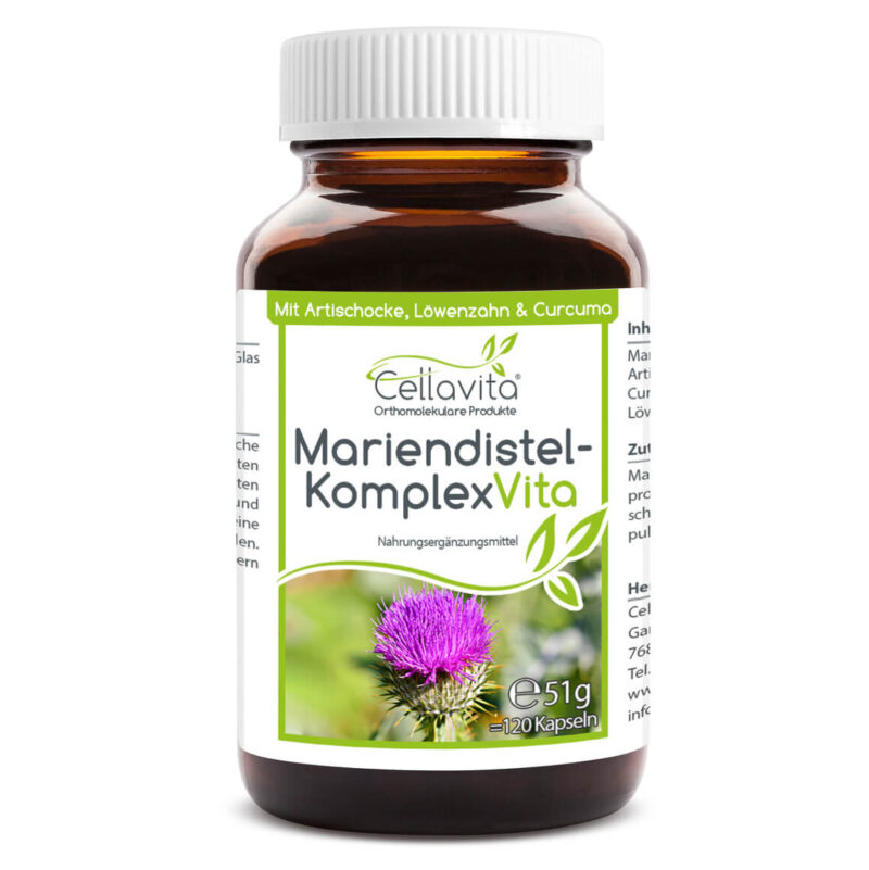 Mariendistel Komplex Vita Kapseln – 120 Kapseln