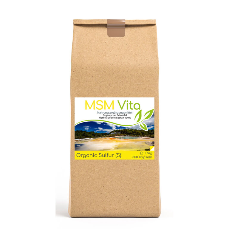 MSM – Organischer Schwefel Kapseln – 300 Kapseln