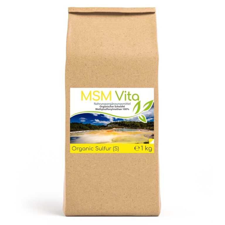 MSM Organischer Schwefel Pulver – 1kg