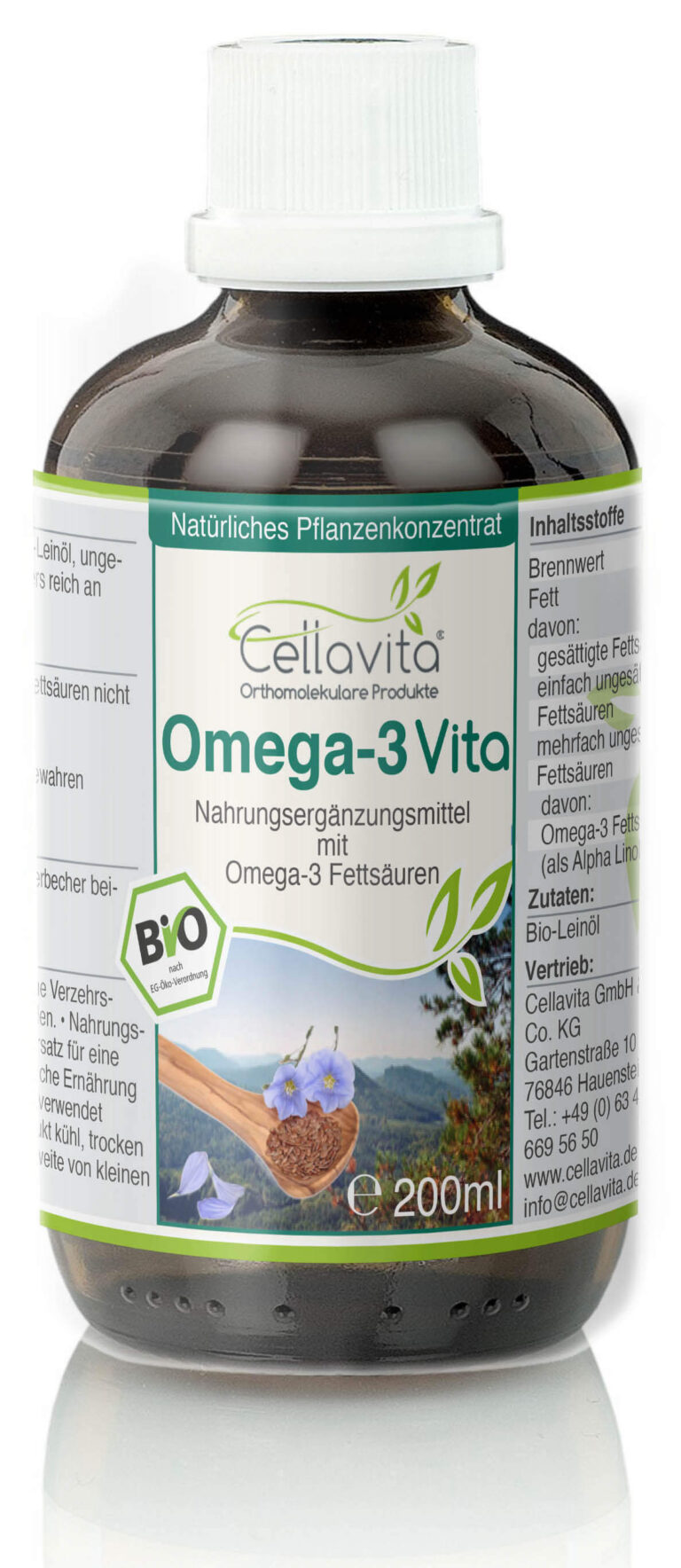 Omega-3 Vita (Bio) Pflanzenkonzentrat – 200ml