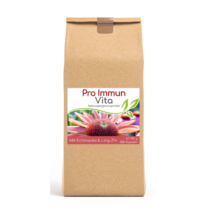 Pro Immun Vita mit Echinacea + Ling Zhi – 300 Kapseln