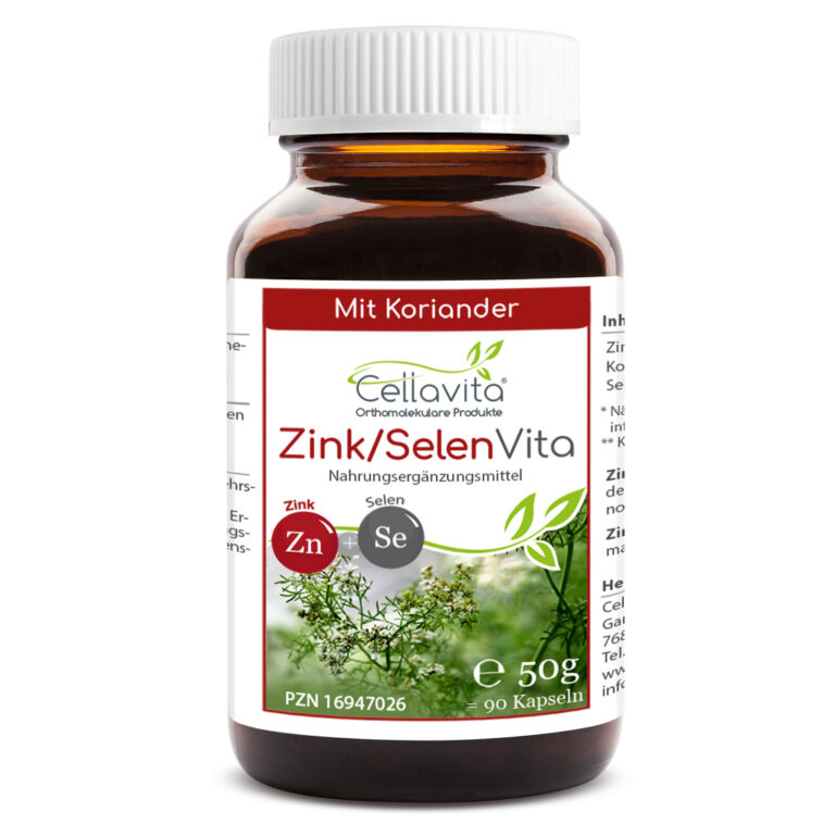 Zink-Selen & Koriander Vita Kapseln – 90 Kapseln