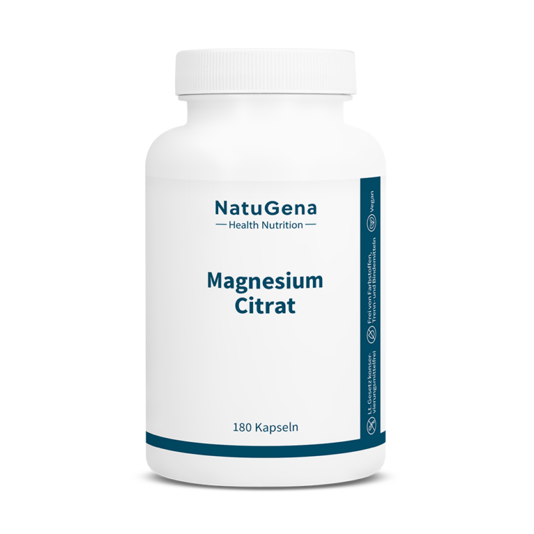 Magnesium-Citrat – 180 Kapseln