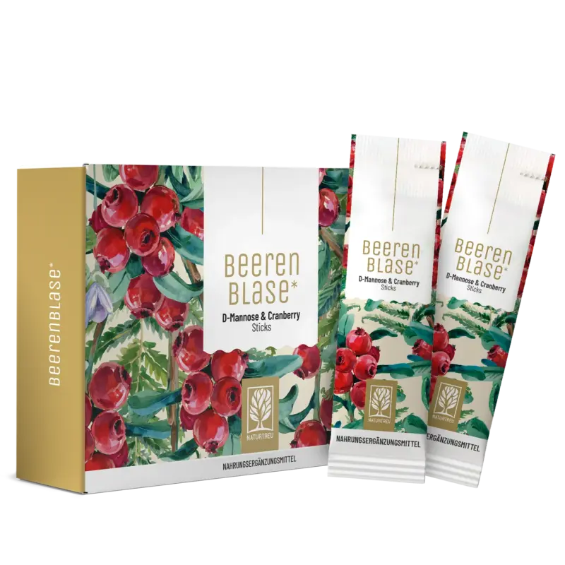 Beerenblase Sticks: D-Mannose, Cranberry und Kürbiskern-Extrakt