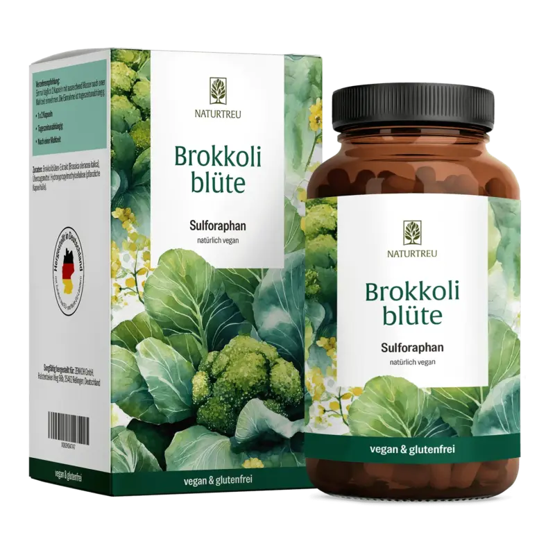 Brokkoliblüte: Hochdosiertes Sulforaphan aus Brokkoli-Extrakt