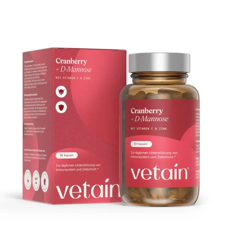 Cranberry + D-Mannose – 90 Kapseln