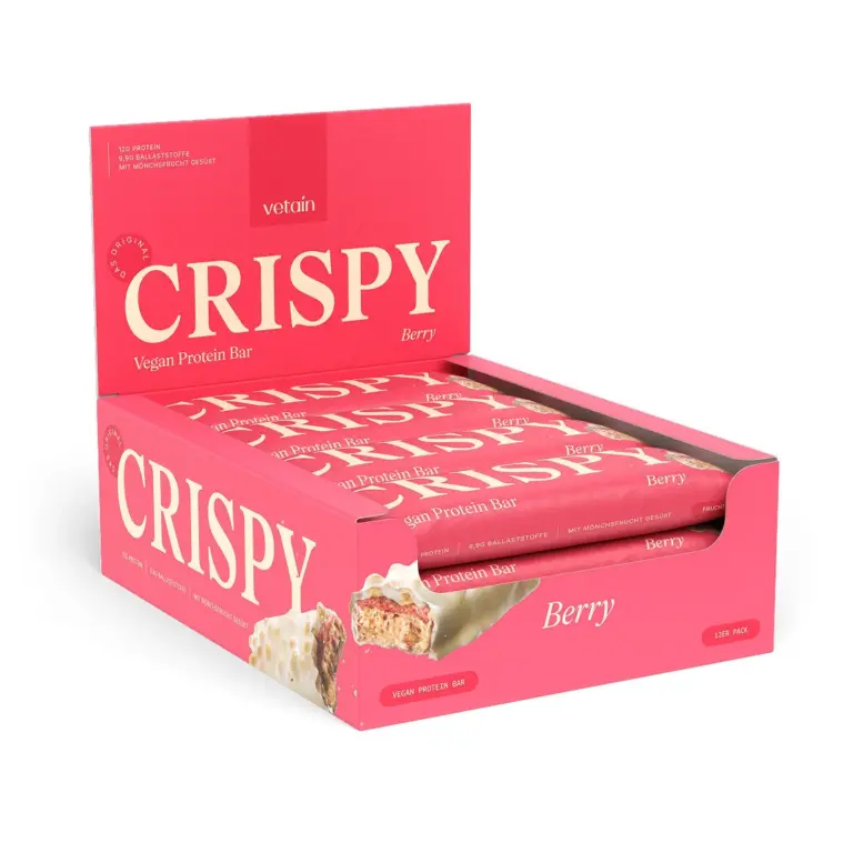 CRISPY veganer Proteinriegel – Berry