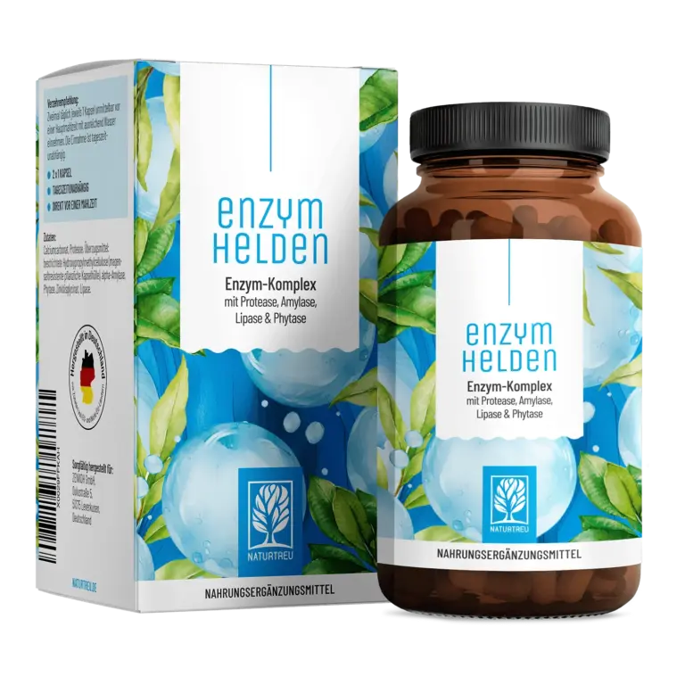 Enzymhelden: Enzym-Komplex mit Protease, Amylase, Lipase & Phytase