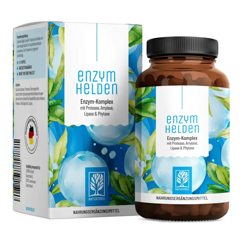 Enzymhelden: Enzym-Komplex mit Protease, Amylase, Lipase & Phytase