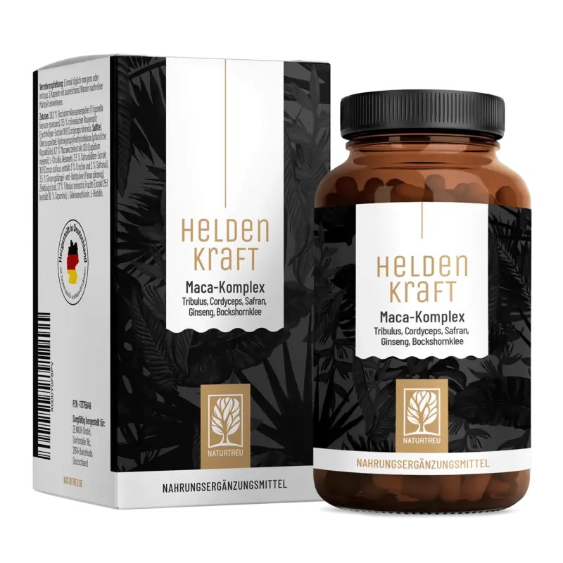 Heldenkraft: Maca-Komplex mit Tribulus – 1 Dose