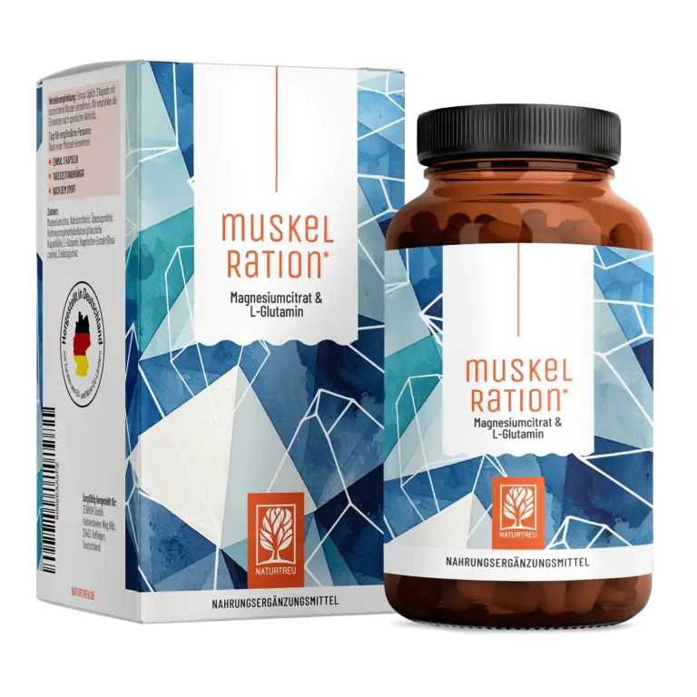 Muskelration: Magnesiumcitrat & L-Glutamin