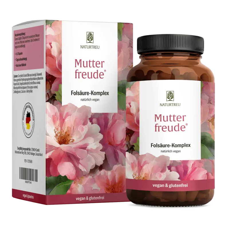 Mutterfreude: Mönchspfeffer Folsäure Komplex – 1 Dose