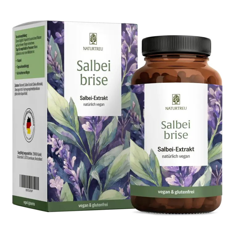 Salbeibrise: Hochdosierte Salbei Kapseln – 1 Dose
