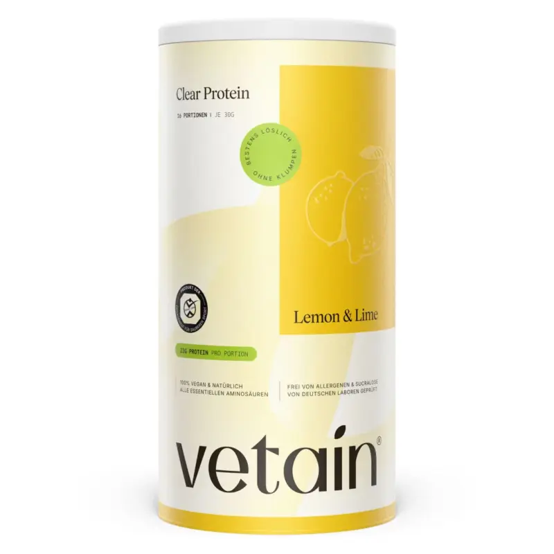 Vegan Clear Protein – Lemon & Lime, 480g