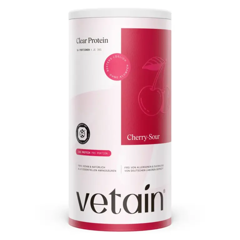 Vegan Clear Protein Cherry Sour – 480g