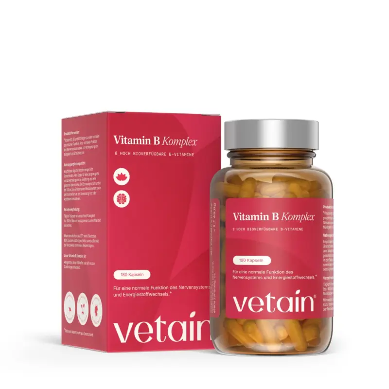 Vitamin B-Komplex – 180 Kapseln