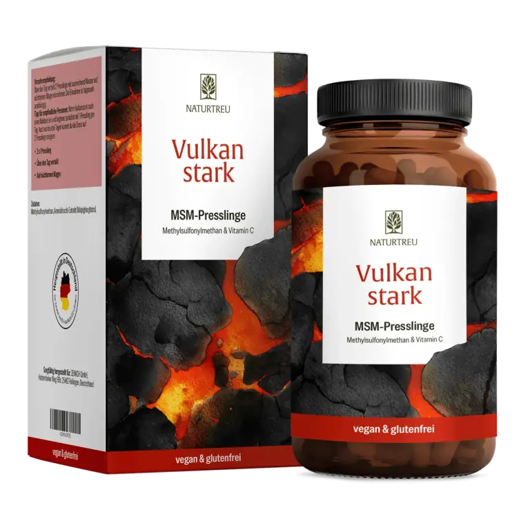 Vulkanstark: MSM-Komplex mit Vitamin C – 1 Dose